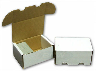 300 Count Cardboard Card Storage Box - Holds 250 Standard Or 400 Gaming Cards