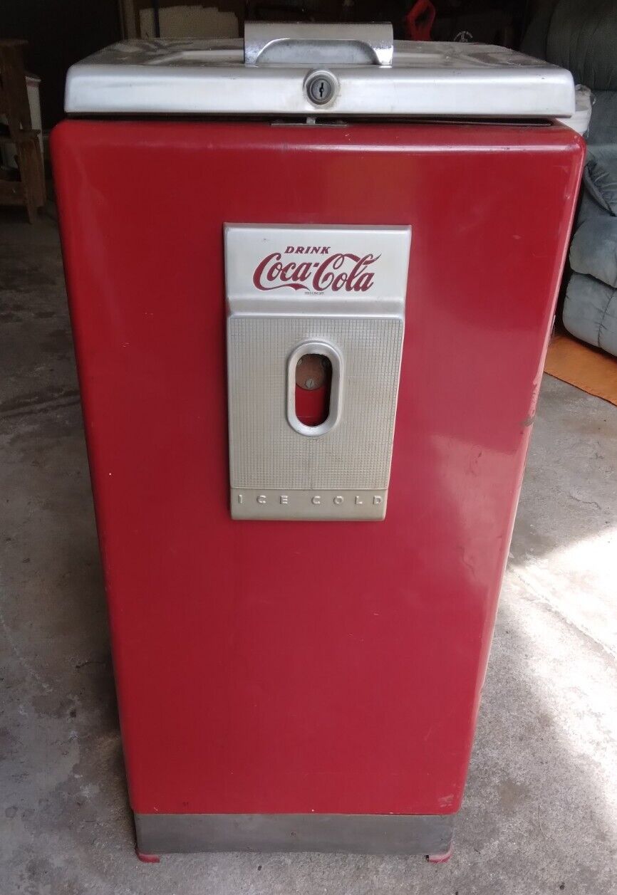 Vintage Coca-cola Cavalier 2 Case Office Cooler Pick Up Only