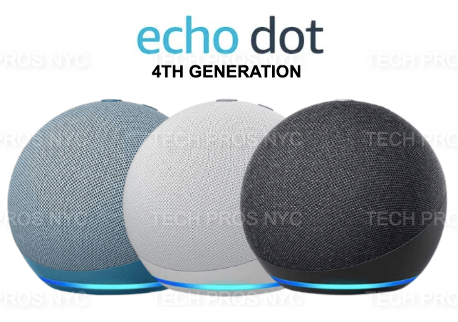 New Amazon Echo Dot 4th Generation - Charcoal | Glacier White | Twilight Blue