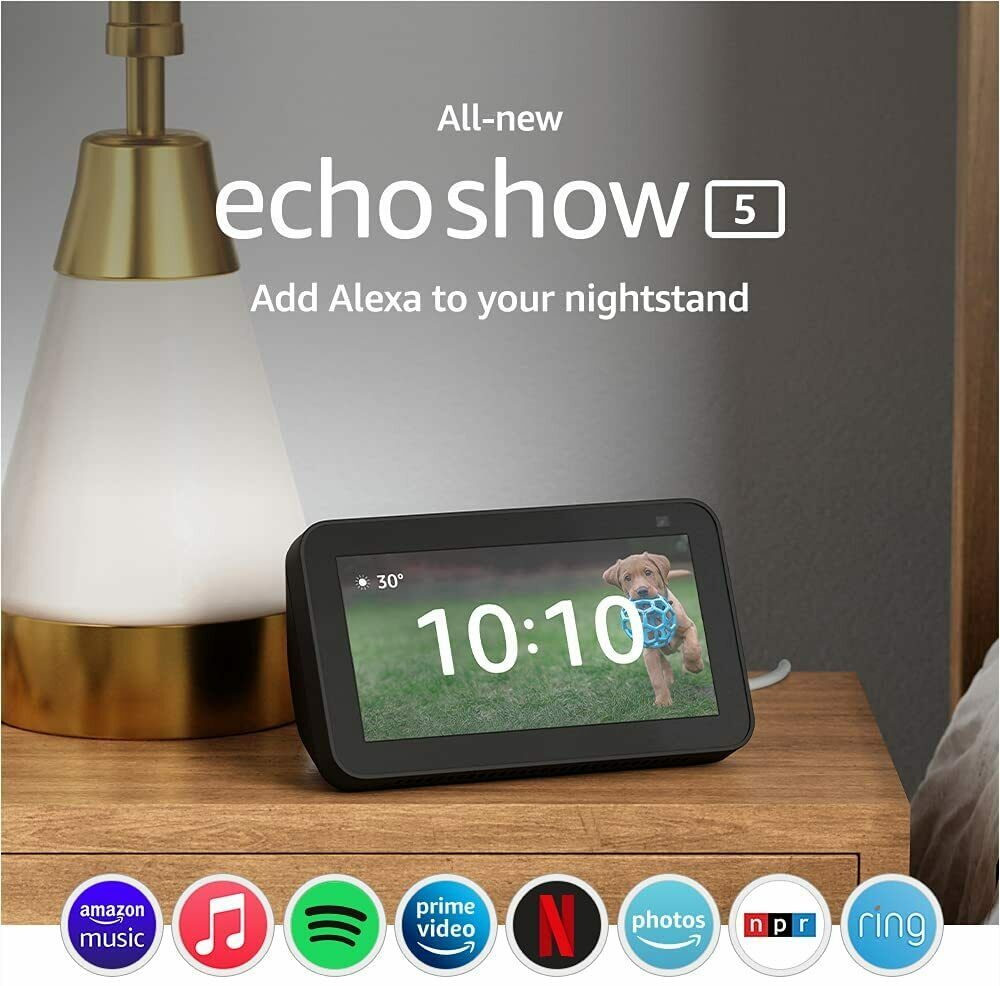 Amazon Echo Show 5" Smart Display With Alexa – 2nd Generation 2021 Newest Model