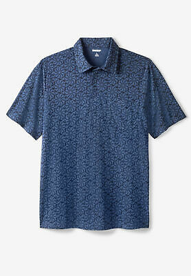 KingSize Men's Big & Tall Lightweight Pocket Golf Polo Shirt