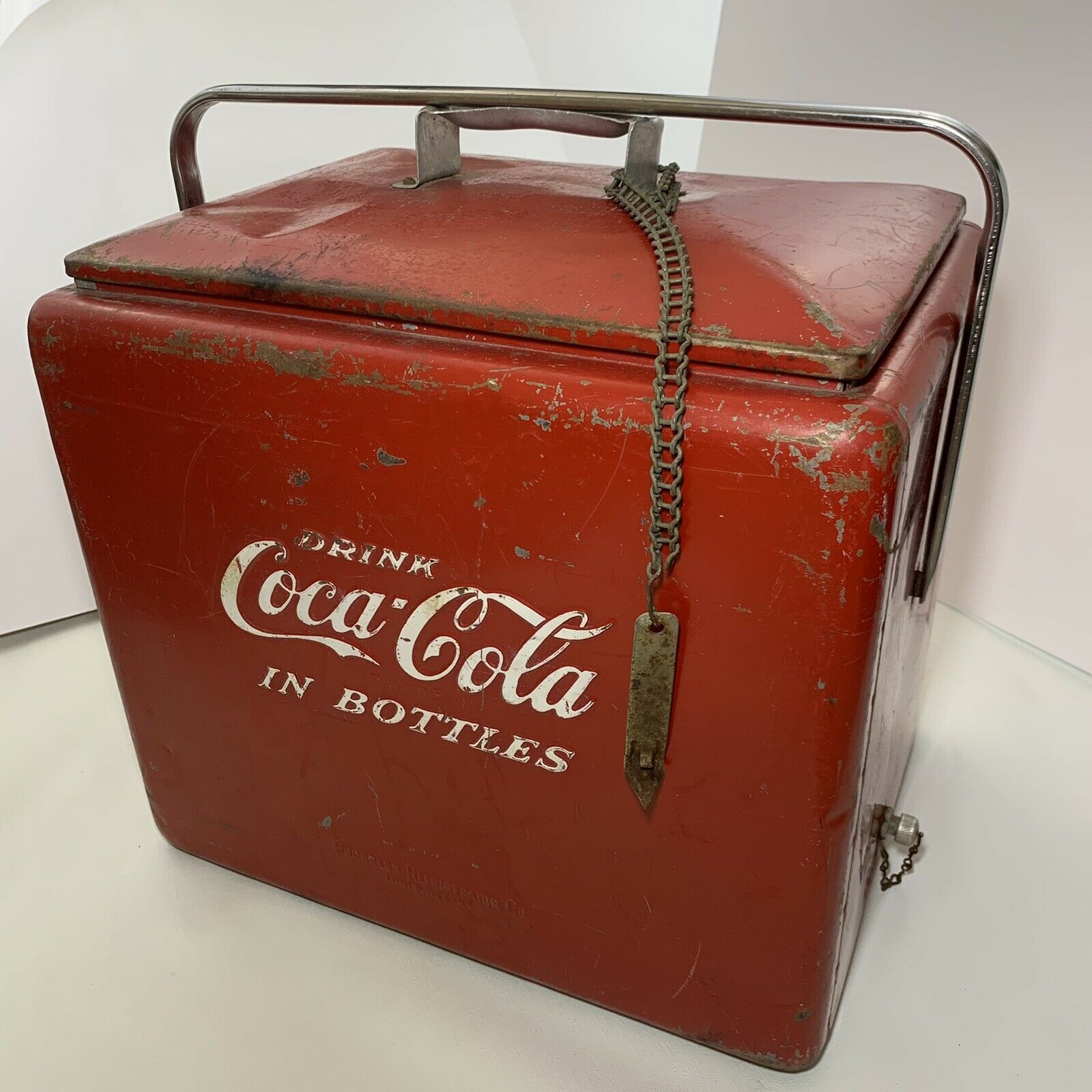 Vintage Coca-cola Cooler Very Nice Survivor
